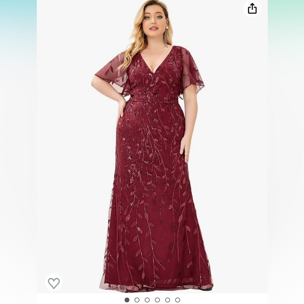 Ever-Pretty, Burgundy in Color, Never was worn